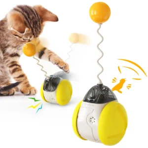 Modern Style Electric sound tumbler cat toy cat fighting ball cat teaser Pack of 50