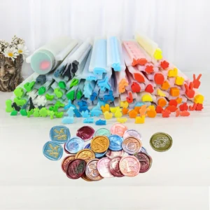 Multi-shape Candle Mold DIY Mix Color Mold Fire Paint Seal Wax Block Scented Candle Particles Silicone Mold Pack of 3