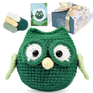 DIY Beginner Sewing Kit for Complete Starters Kit De Crochet Knitting Dinosaur Cat Rabbit Owl Toy Crochet Animal Kit