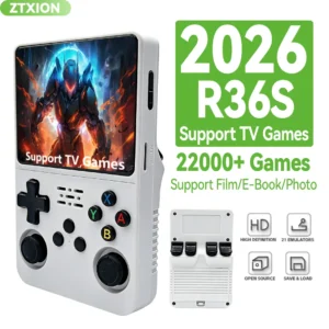 R36S Retro Handheld 3.5 Inch Screen Game Console Open Source Linux System 15000+ Games Portable Video Player R36s Console
