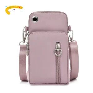 Factory Promotion Gift Mobile Phone Shoulder Bag Crossbody Vertical Coin Pouch Custom Mini Sling Bags for Women Wholesale Pack of 2