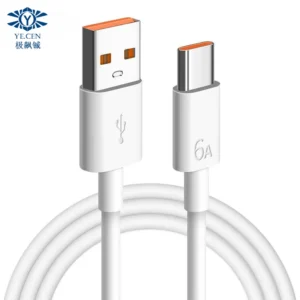 Super Charger Cable for Mobile Phones Smart Fast Charging Data Cord for Android iPhone 6A Current USB Type 2.0 TYPE-C