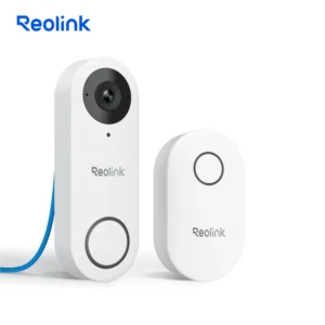 Reolink 2K PoE Video Doorbell Camera 180 Degree Diagonal 3:4 Aspect Ratio 2-Way Talk Outdoor IP Security Camera with Chime V2