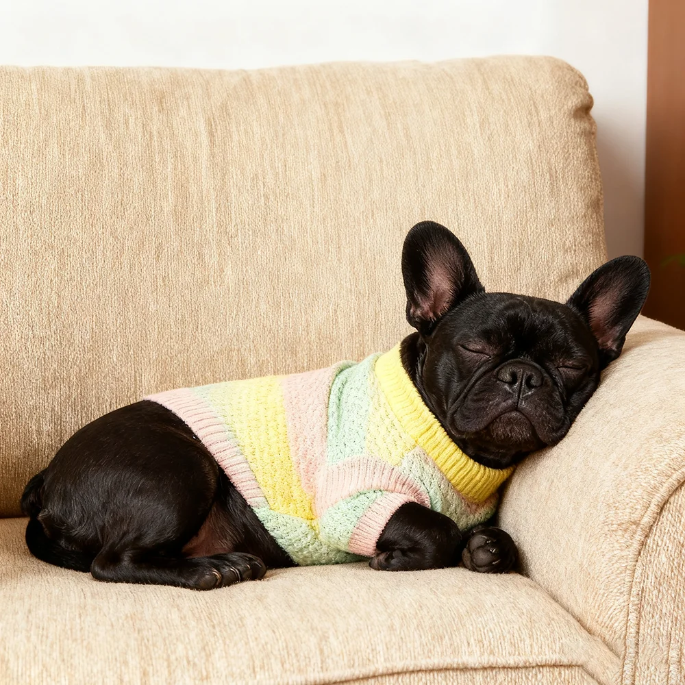 High Quality Pet Jumper Puppy Pet Clothes Dog Winter Coat Warm Pullover Jumper Dogs Sweater Dog Clothes Pack of 3 - Image 4