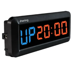 Jhering 1.5 Inch Classic Digital LED Portable Workout Countdown Clock Gym Timer Crossfit Pack of 2