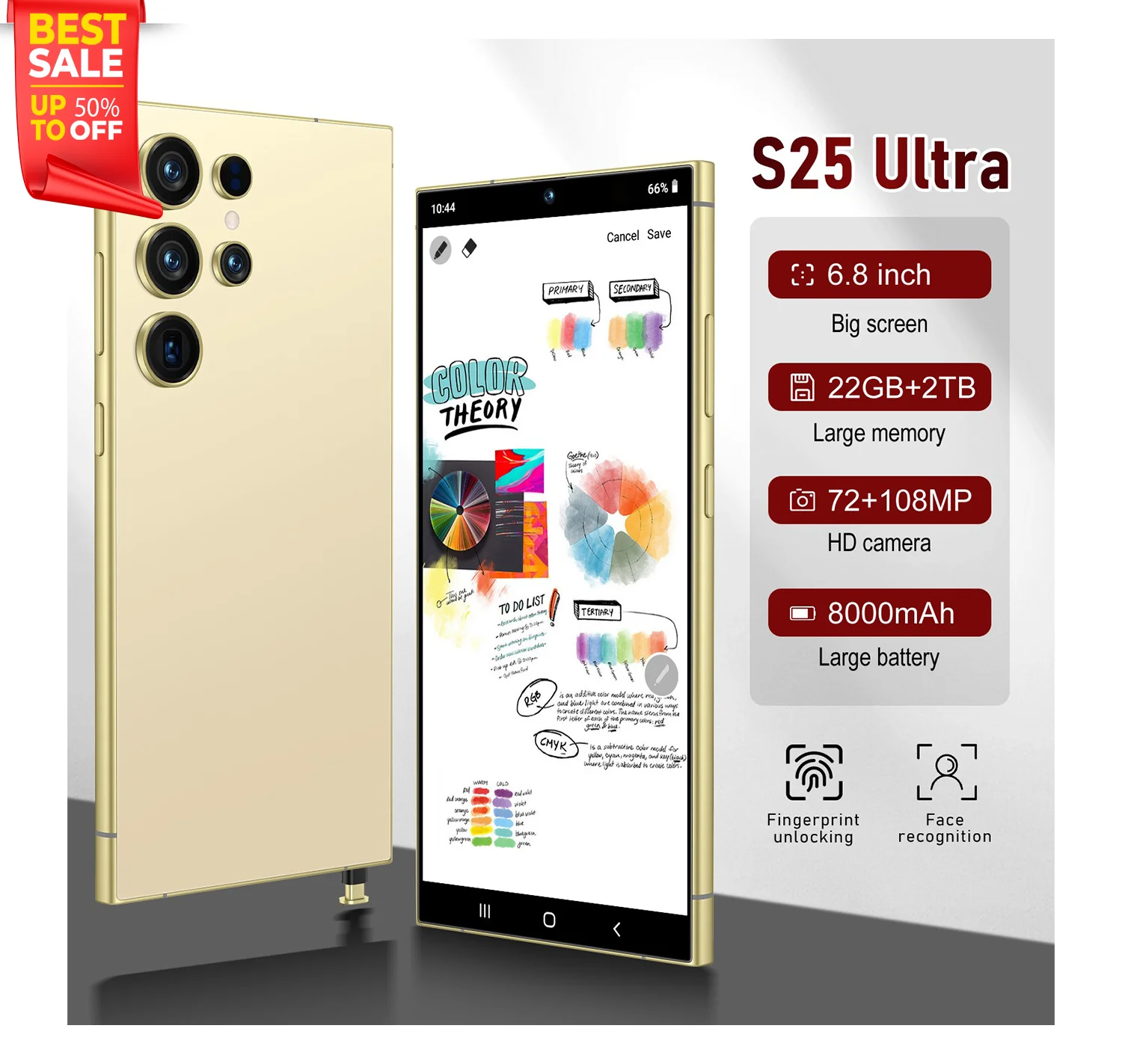 Brand New 22GB+2TB Large Memory S25 ultra 5G Smartphone New Android 15 7.3 Inch Gaming 5G WIFI S25 ultra Smart Phones - Image 2