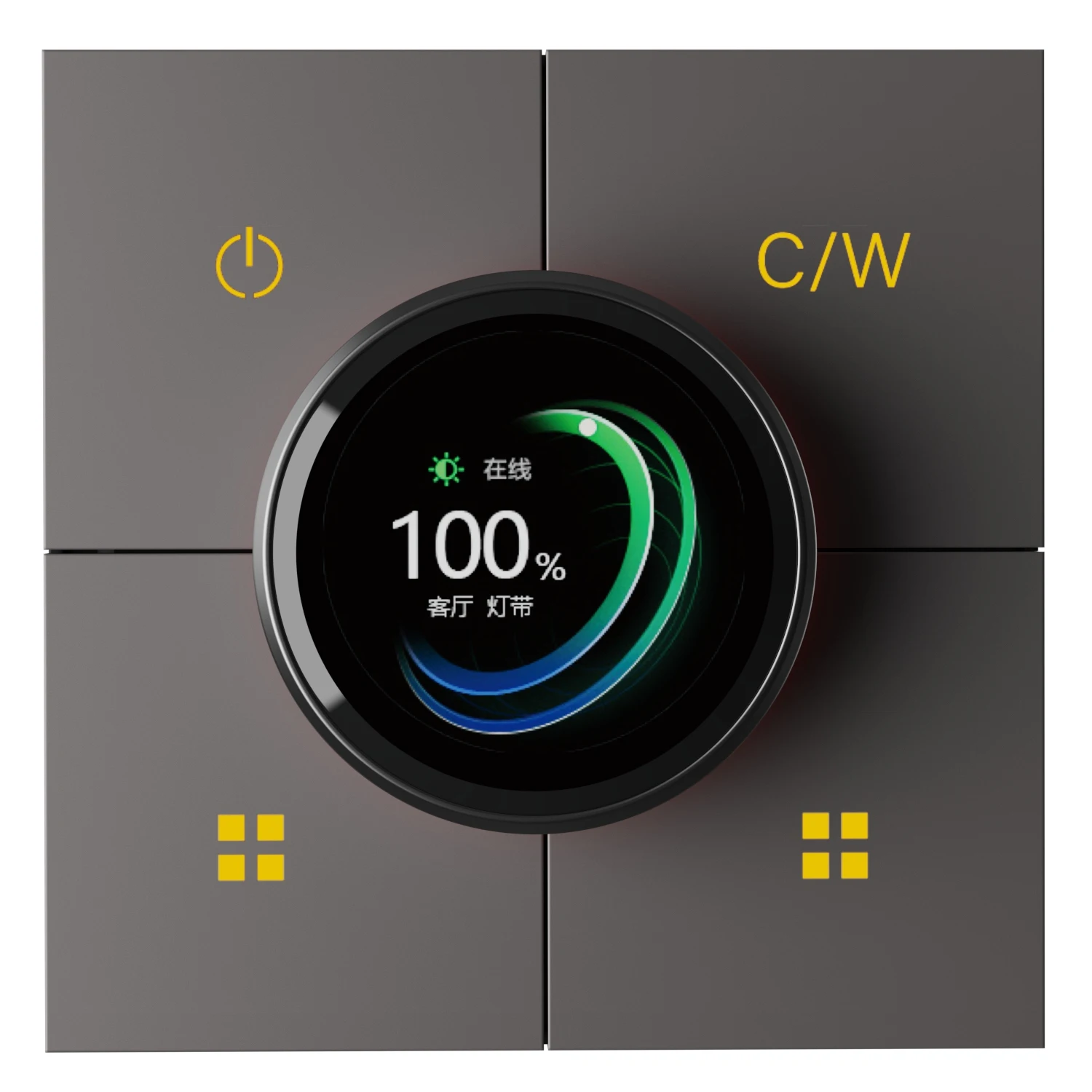 Tuya Smart Home Products Wall Switch with IPS PC Knob Remote APP Control for Home Automation Zigbee EU UK Light Dimmer Switch X3 - Image 3