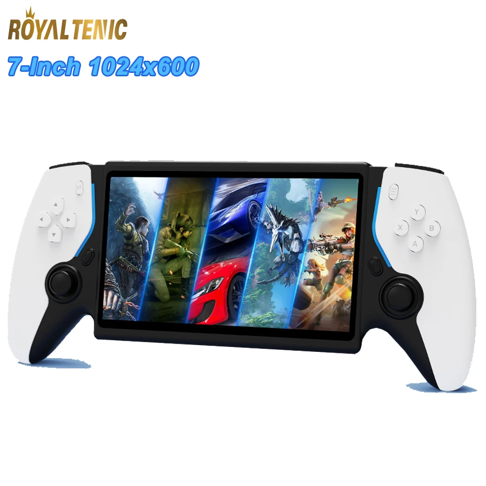 HC800 7'' HD Portable Gaming Player Linux System 30+ Classic Emulators 3500mAh Retro Handheld Game Console Support TV Connection Pack of 10