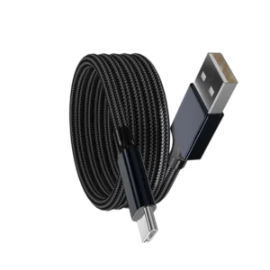 Nylon Braided a to C Data Cable Transparent USB OEM Mobile Phone Etc.electronic Product LED Digital Display for Power Output Pack of 100