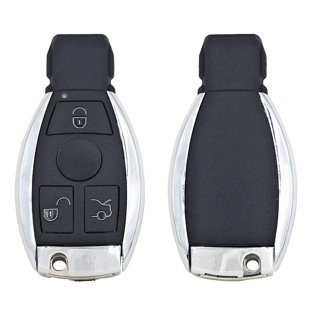 Xhorse VVDI BE Key Pro Improved Version Smart Key Shell 4-Button Remote Keys 433MHz Frequency Smart Version Keyless Go Pack of 2