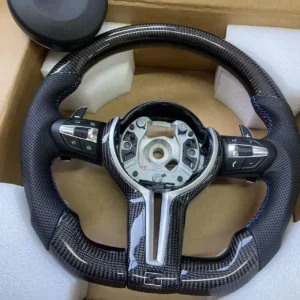 For BMW F10 F20 M3X1 X5 X6 X4 F30 F32 F33 F34 F35 X3 F25 F36 F80 F2 F22 F23 E46 E90 E60 Leather Carbon Fiber Steering Wheel