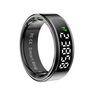 R11Stainless Steel Smart Ring Wireless Health Monitor Fitness Trackesr Heart Rate Sleep Tracker Magnetic Charge