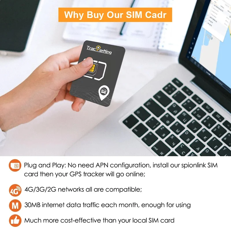International SIM Card IOT Card 30MB/Month for One Year TrackerKing Gps M2M 2G/3G/4G Sim Card Used on GPS Car Tracker - Image 4