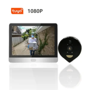 ENXUN Tuya Smart Door Phone Peephole WiFi Tuya Video Doorbell With 4.3 Inch Screen