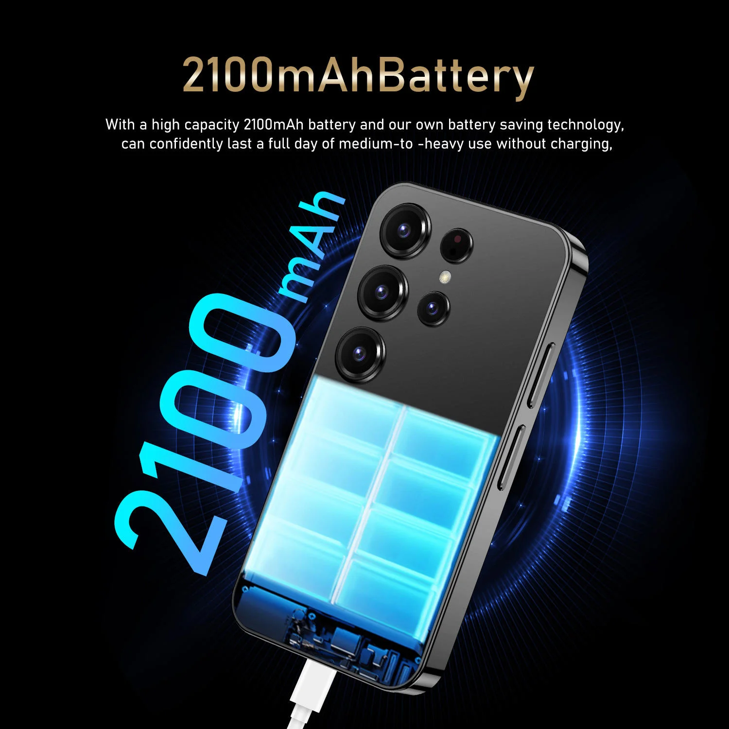 Attention to Detail S24 Ultra Smart Mini Phone Lightweight Android Mobile 2GB+16GB 144Hz HD LTE CDMA English French Spanish - Image 4