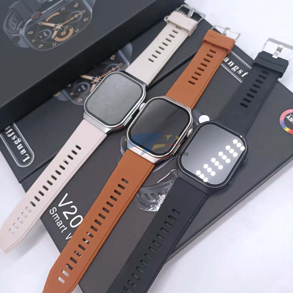 V20 PRO Smart Watch Men Women Fitness Trackers Bracelet Smart Clock Waterproof Smartwatch Android IOS Pack of 5 - Image 4