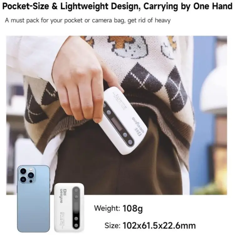 Portable Weeylite S05 Portable App Control Phone Fill Lamp Video Live Streaming Photography RGB Full Color Fill Light - Image 4