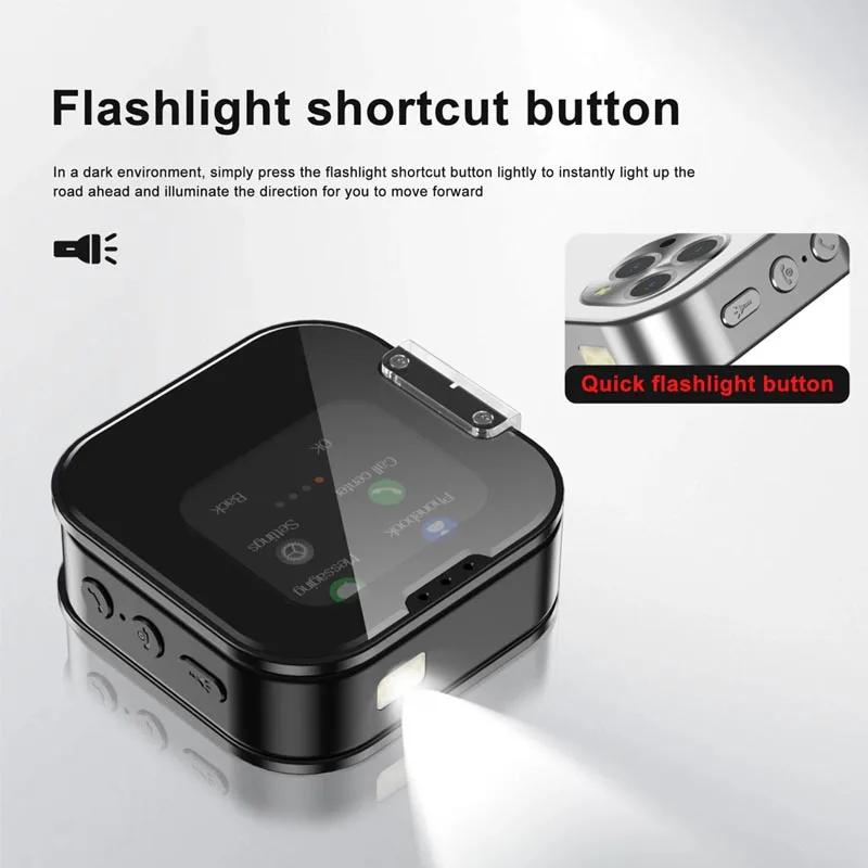 New I19 Rotate Mini Mobile Phone Flashlight Slider Cell Phones Dual SIM Standby Small Size Touch Screen Mobile Phone Pack of 5 - Image 4