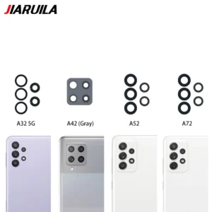 Wholesale Camera Lenses for Samsung A04 A04S A23 A33 A53 A73 A42 A72 A13 4G A32 5G Camera Lens With Adhesive Pack of 2