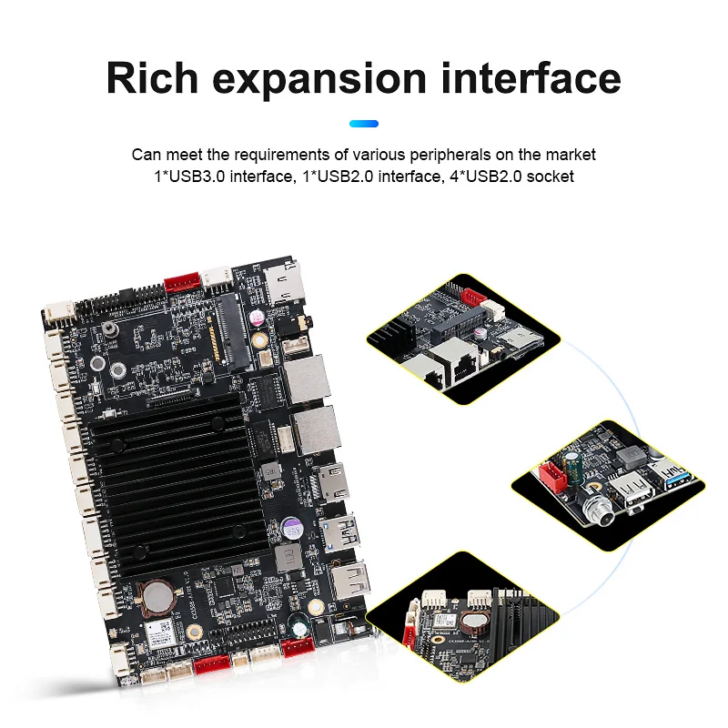 Digital Signage Android Media Player Advertising Display Rk3568 Rk3588A Mini Itx Motherboard 5G With Rs232 4K Hd - Image 2