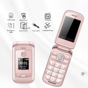Newest Version G660 New Fashion Flip Phone 2.4 Inch Mobile Phone for Elderly People Gsm Cellphone
