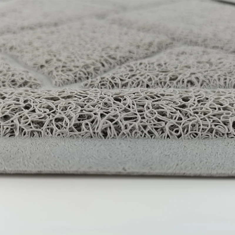 Eco Friendly Waterproof Anti-Dirt Kitty Sand Cat Anti Scratch Litter Mat Non-slip Washable PVC Cat Litter Mats Pack of 2 - Image 4