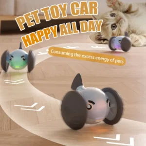 Interactive Automatic Electronic Cat Toy with Smart Moving Features for Bored Kitten Exercise