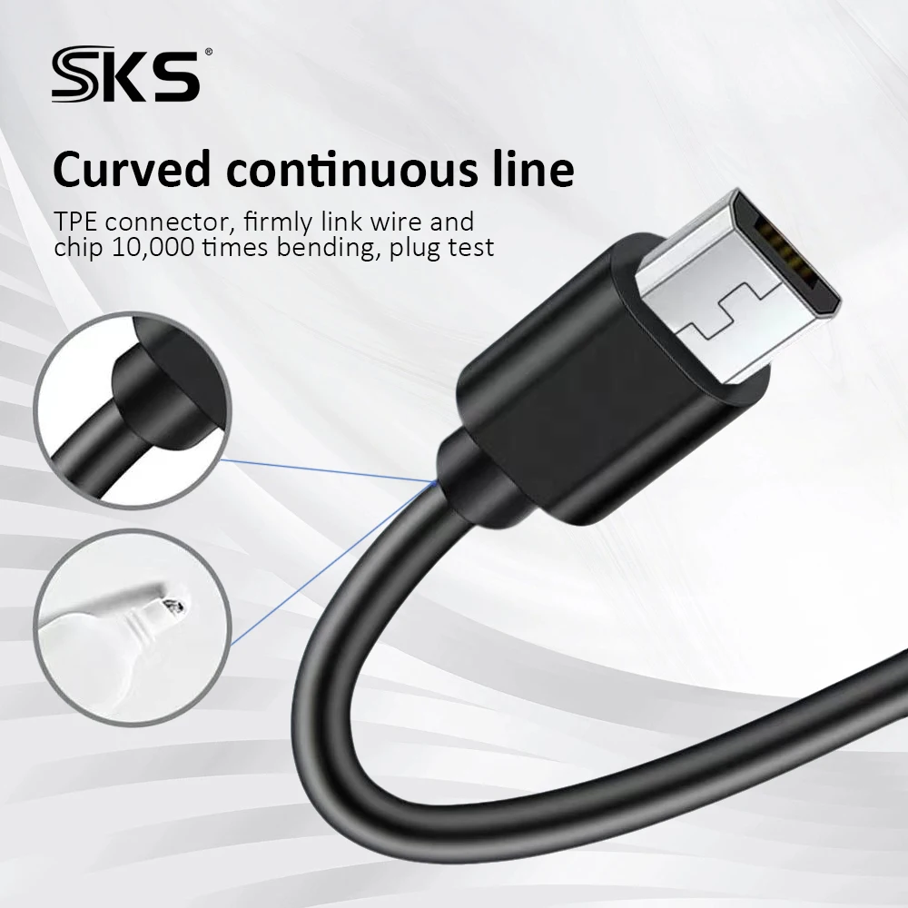 1M 2M USB-A to Type-C/Micro USB Cable 3A Fast Charging for Mobile Phones Computer Barcode Scanner Printers & Smart Devices - Image 3