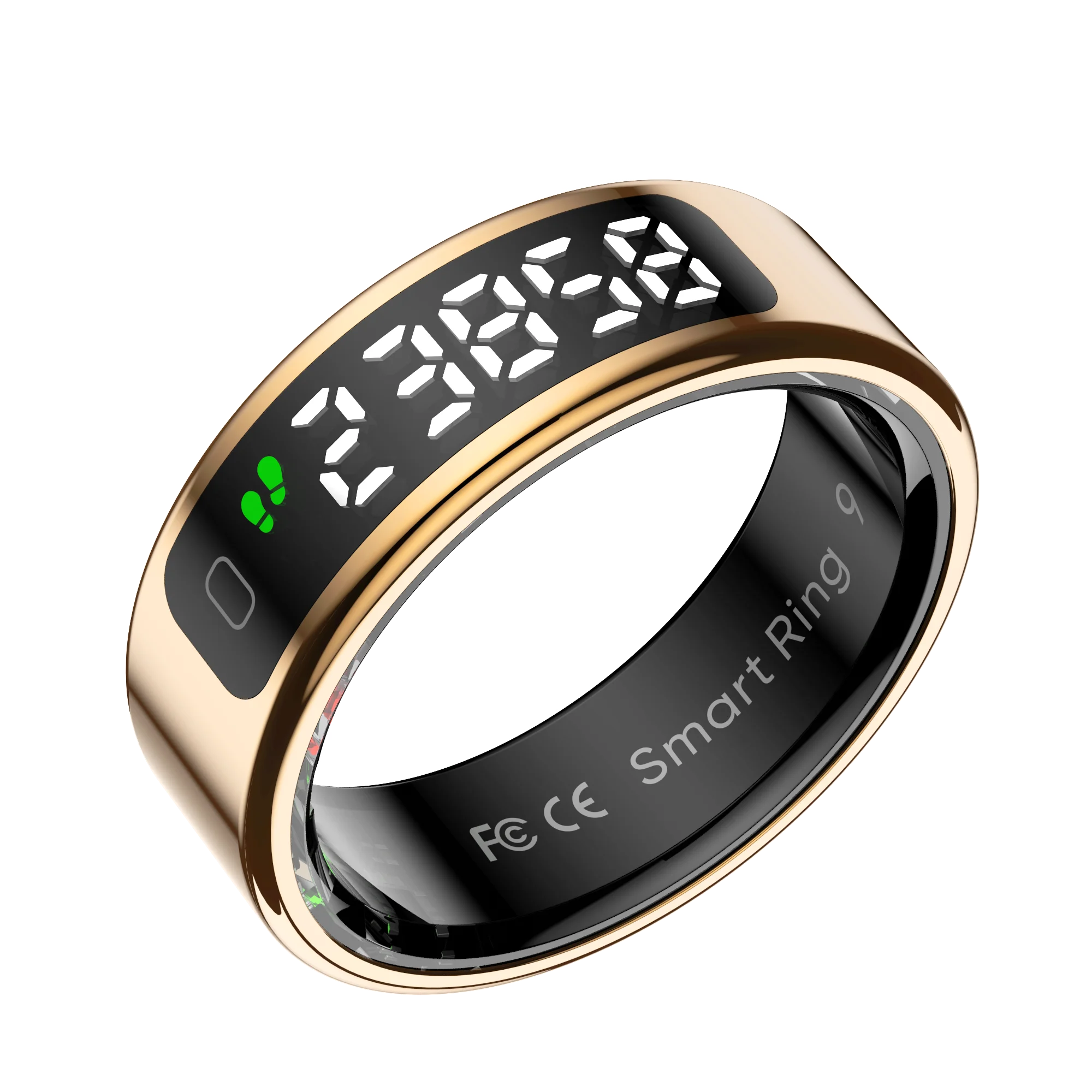 R11 Smart Ring Waterproof Fitness Tracker for Men Women Sleep Heart Rate Monitor Light Touch Health App Control Android - Image 3