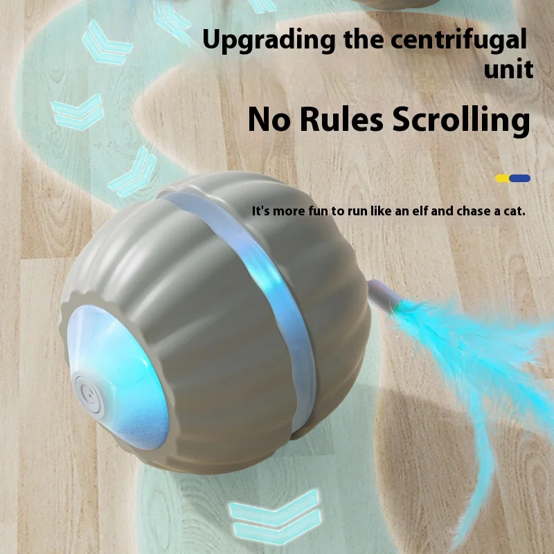 Wholesale Intelligent Interaction Tease Cat Ball Smart Indoor Pet Toy with Gravity Features Fun Movement Playing Pack of 20 - Image 3