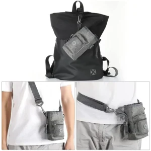 Factory Direct Hands-Free Pet Treat Bag - Waterproof Training Waist Bag with Drawstring Closure and USB Hole