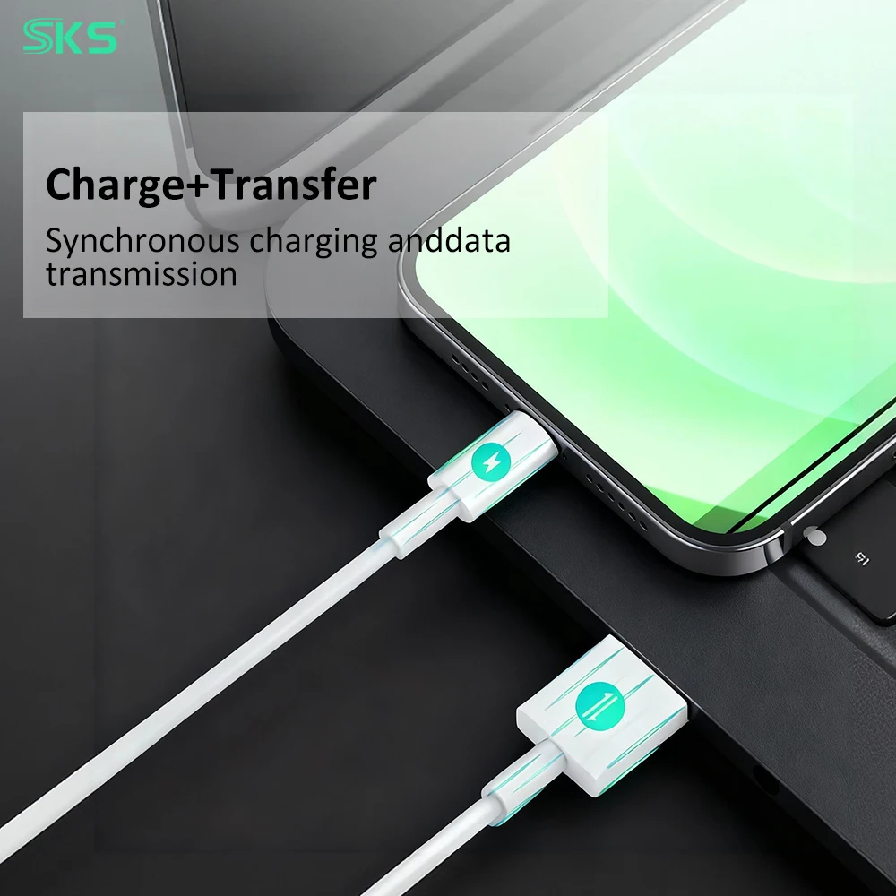 PD 60W 3A Super Fast Charging USB-A Type-C Cable 1M 2M PVC Jacket Pure Copper Shielded for Computer IOS for - Image 4