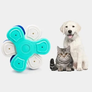Wholesale Interactive Plastic Dog & Cat Food Bowl Stylish Rotating Pet Puzzle Toy for Indoor IQ Training Treat Feeding Bowl Pack of 10