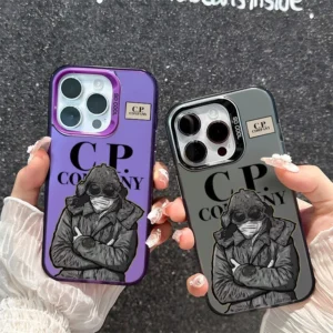 Trendy Designer PC Material Phone Cases 12 13 14 15 16 17 Air 17 Pro Max Streetwear-style CP Company Phone Covers for iPhone 11 Pack of 3