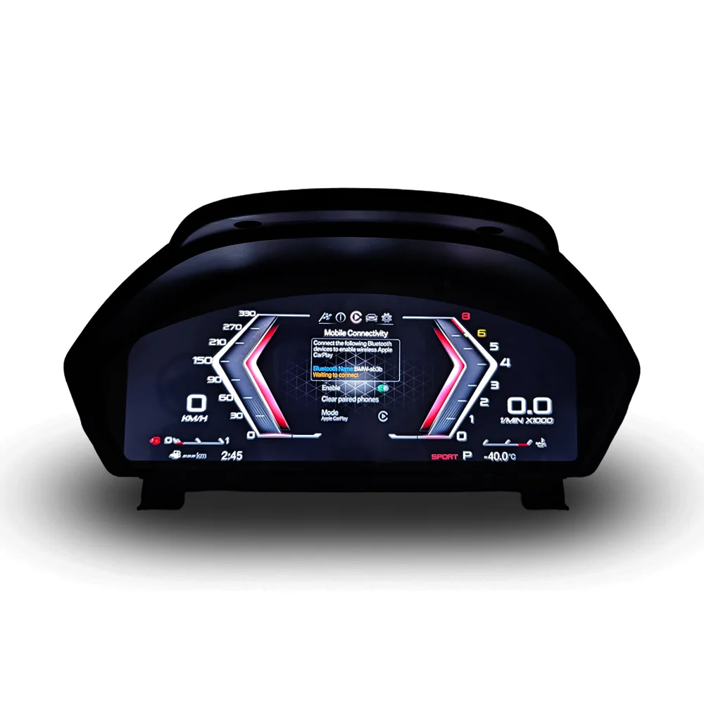 Seven Modes Three Colors 12.3 Inch LCD Digital Instrument Cluster for BMW F10 F11 F18 F06 F12 F13 F01 F02 F03 E60 E90 E91 E71 - Image 2