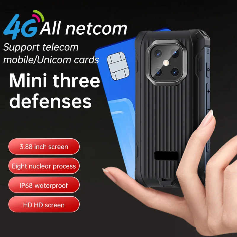 The New Model in Supports Global Frequency Bands, Mini Smart Phone with 4.0-inch Screen, Android 12.0 Gift for Adult Pack of 2 - Image 2