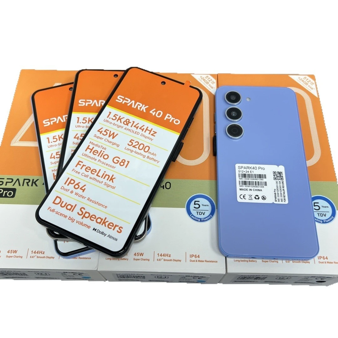 smartphone 24+512GB Spark40Pro phones mobile phone cases - Image 4