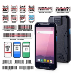 JR-927PDA 5.0 Inch PDA Rugged Android Smart Terminal 2D Barcode Scanner USB WIFI for IP64 High Quality Mobile Industrial