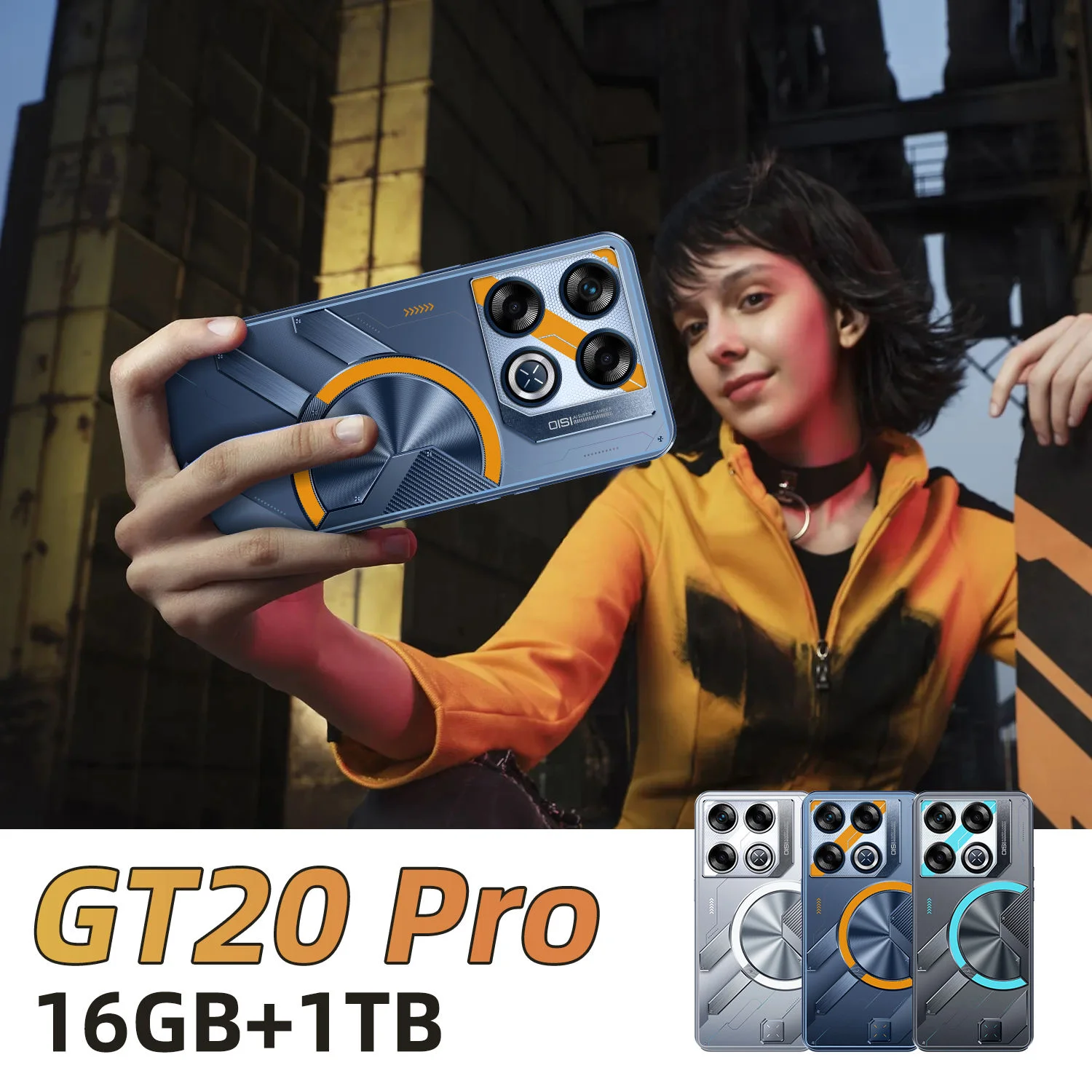 Best Choice New GT20 Pro Android 15 Gaming Smartphone With Dual Sim 108mp Rear Camera Hd Screen Resolution in English