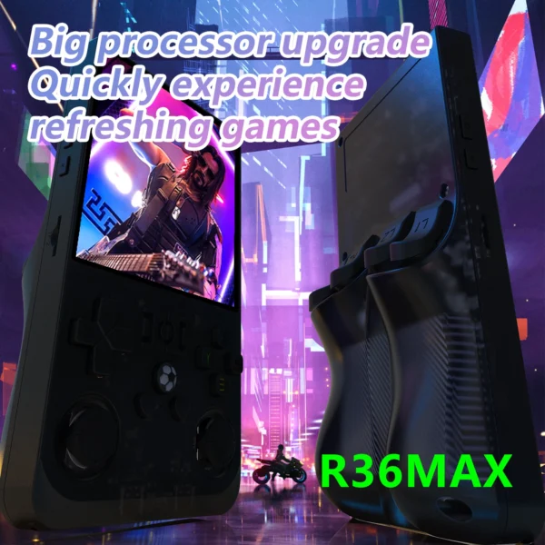 R36 Max 64gb 128gb 720*720 Resolution Hand Held Arcade Gaming Console ...