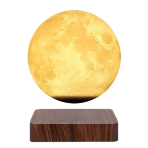 Floating s Touch Control Magnetic Levitation Three Colour 14cm Moon Lunar Led Night Room Light