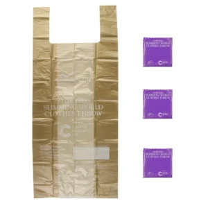 Wholesale Competitive Price Plastic Collection Bags Customize Printing Charity Bags Pack of 10