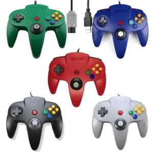 USB Controller Wired for Nintendo 64 for N64 Gamepad Joystick Classic Gaming Joypad for Nintendo N64 Console