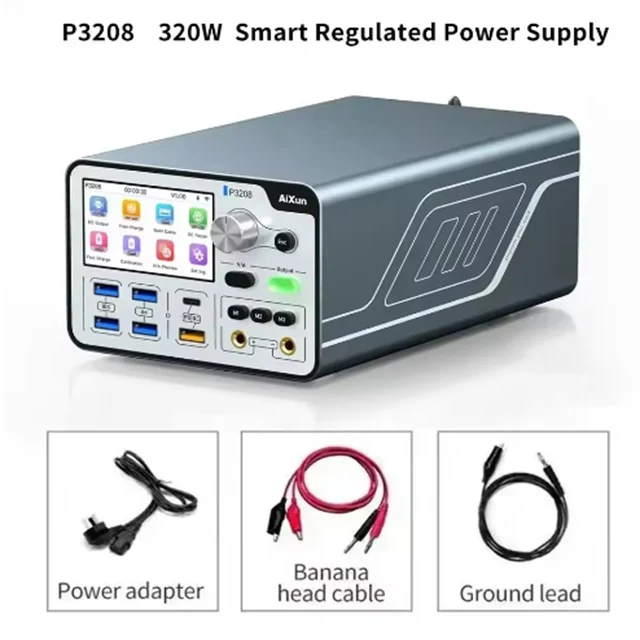 Aixun P3208 320W Intelligent Regulated Power Supply for Mobile Phone Repair Motherboard Battery Testing One-click Power-on Tool - Image 2