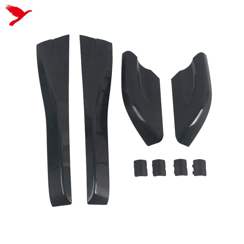 For Hyundai Tucson 2004-2008 Car Exterior Accessories Black Roof Rails Rack Leg Cover Shell Protective End Cover 8pcs Set - Image 4