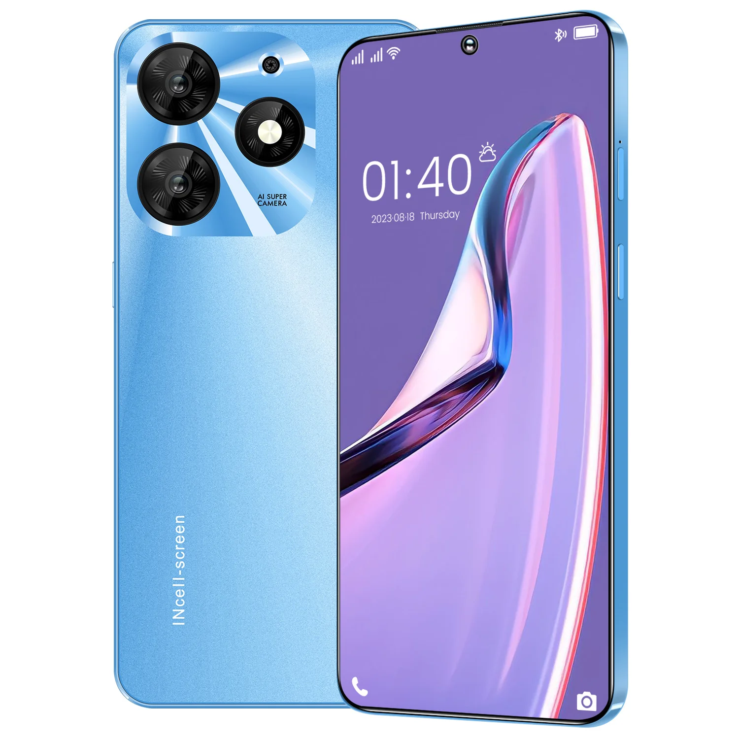 7.3 Inch Android Mobile Phone with 16GB+1TB Long-lasting 6800mAh Battery MTK Processor Dual Card Android Smartphone - Image 2