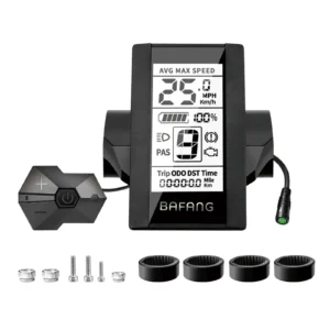 Bafang C965 LCD Display Speed Indicator Electric Bicycle Conversion Mid Motor Hub Motor BBS01B BBS02B 36V 48V 750W E-bike Kits Pack of 2