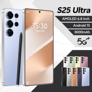 S25 Ultra 5G Smartphone 6.8-Inch HD Screen Android 15 Deca Core 16MP Rear Camera 8000mAh Battery 108MP Large Resolution