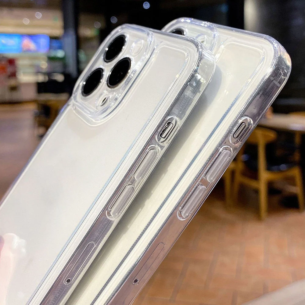 Transparent Case Mobile Phone Cases 13 14 15 16 17 Pro Max Air Shockproof Mobile Cover for iPhone 12 Pack of 10 - Image 3