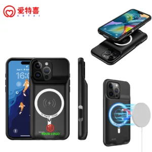 New Products 2 in 1Power Bank Case Backup Battery Charger case 13 14 15 16 Pro Max Battery case for iPhone 12 Pack of 20